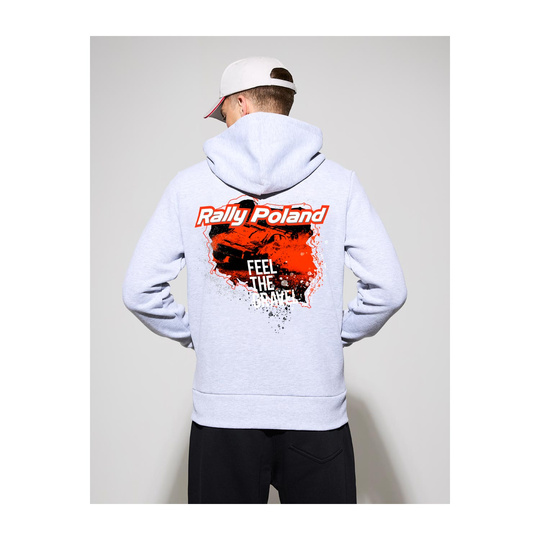Sweat à capuche zippé Rally Poland WRC