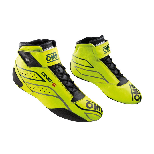 OMP One-S MY20 Racing Shoes Yellow (FIA)