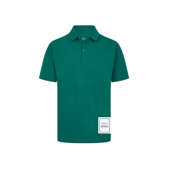 2025 Aston Martin Aramco F1 Men's Logo Polo