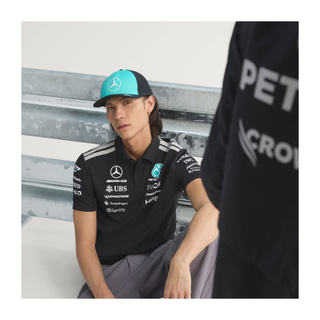 2026 Mercedes AMG F1 Team Polo Shirt Black