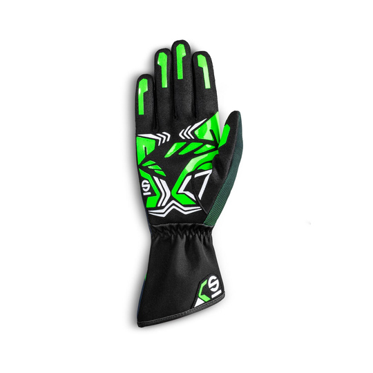 Guantes Sparco Rush MY20 verdes/negros