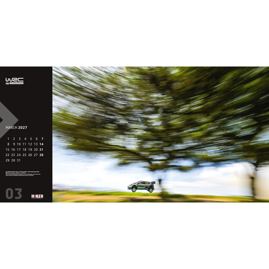Calendario de pared McKlein Rally 2027 The Wider View