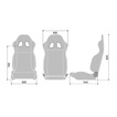 Asiento Sparco R100 MY22 negro-rojo