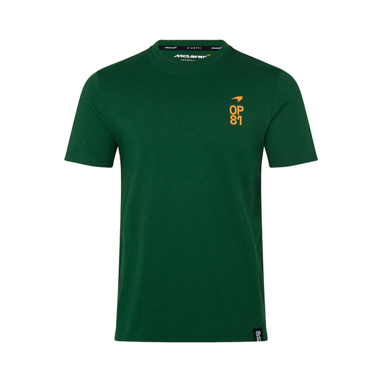  Team McLaren F1 Mens Piastri Hom T-Shirt Green