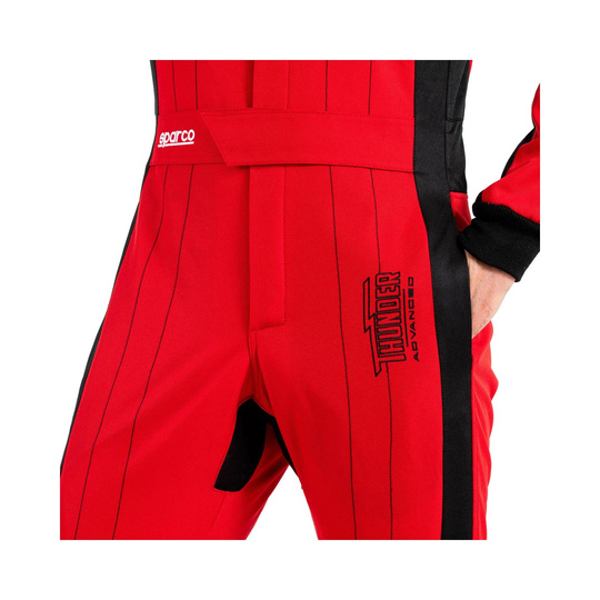 Sparco Thunder Kids Karting Suit Red (FIA)