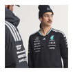 2026 Mercedes AMG F1 Authentic Team Long Sleeve T-shirt Black