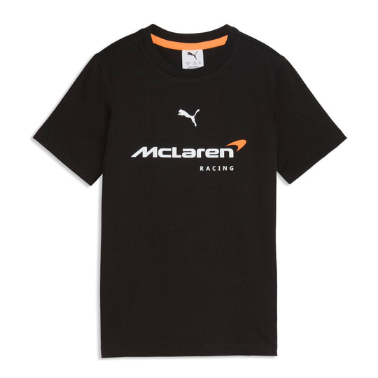 Camiseta infantil McLaren F1 Large Logo 2026 negra