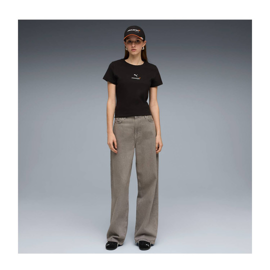 Camiseta para mujer Small Logo McLaren F1 2026 negro