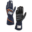 Guantes OMP First MY25 marino/naranjas azul (FIA)