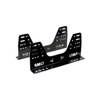 OMP Universal Steel Seat Brackets Black - 400 mm