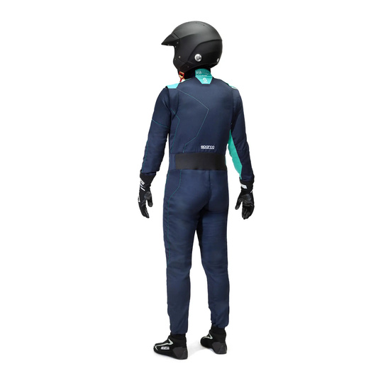 Mono Sparco Sprint Advanced Asymetrical azul marino/verde (FIA)