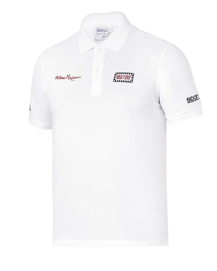 Polo Sparco Targa Florio Merzario #AM2 blanco