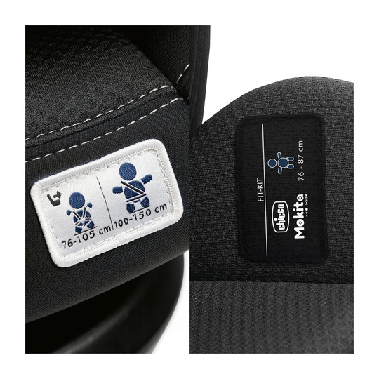 Siège enfant Chicco Mokita I-Size noir (9-36 kg)