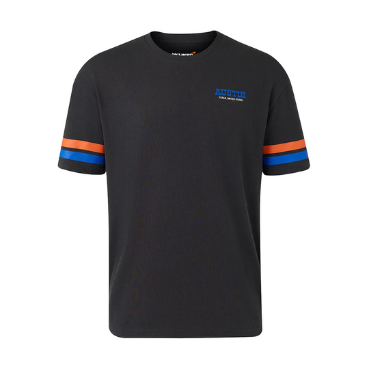 2025 McLaren F1 Mens Austin GP Edition T-Shirt grey