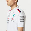  Mercedes AMG Germany F1 Mens Team Polo Shirt White