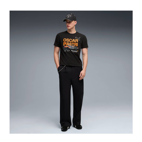 2026 McLaren F1 UK Mens Oscar Piastri T-Shirt black