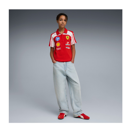 2026 Scuderia Ferrari F1 Kids Team Polo Shirt