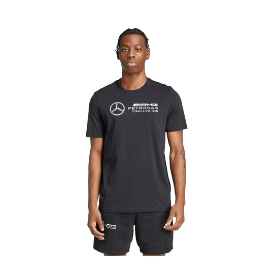 2025 Mercedes AMG Petronas F1 Mens Logo T-shirt black