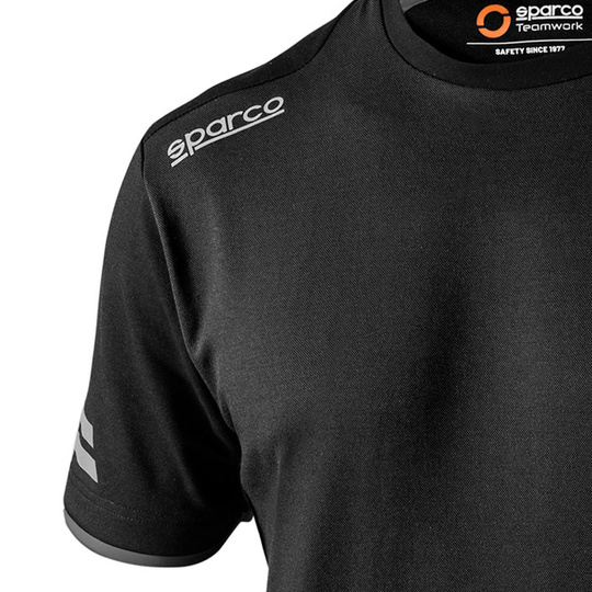 Sparco Tech T-shirt Black
