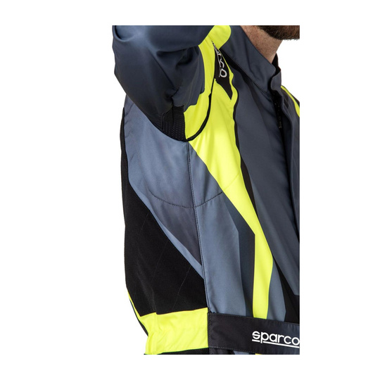 Sparco Prime K Kids Karting Suit Black/Yellow (FIA)