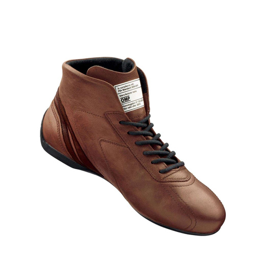 OMP Carrera MY21 Racing Shoes Brown (FIA)
