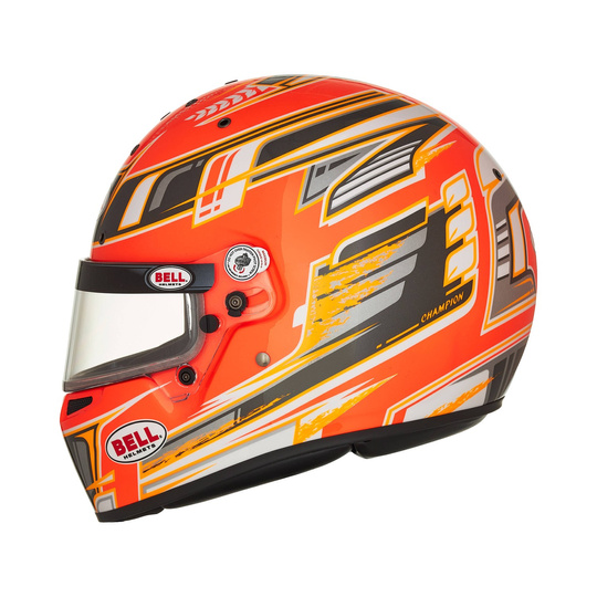 Bell KC7-CMR PRO Champion Helmet Orange (CMR)