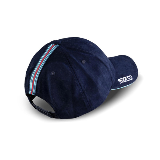 Casquette Sparco Side Logo Martini Racing bleu marine