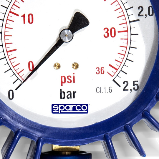 Sparco 100 mm Analogue Tyre Pressure Gauge