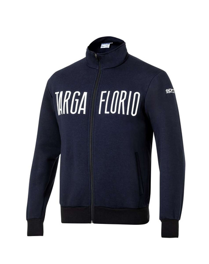 Sudadera con cremallera Sparco Targa Florio #F2 azul marino