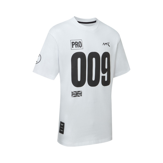 Camiseta Limited Edition 009 Graphic Aston Martin Racing 2026 blanca/negra