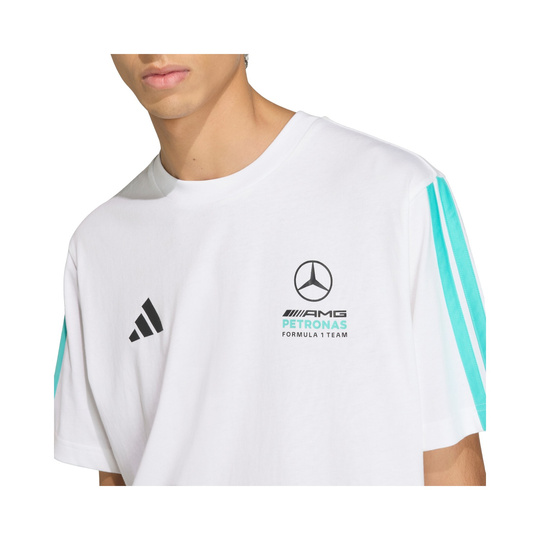 T-shirt Mercedes AMG F1 DNA Logo 2026 blanc