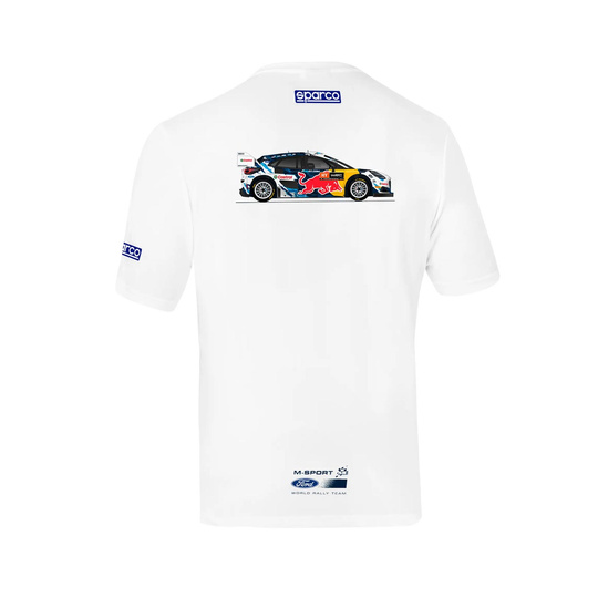 Sparco M-Sport WRT Mens Rally Car T-shirt white