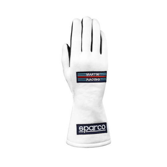 Sparco Land Martini Racing MY25 Racing Gloves White (FIA)