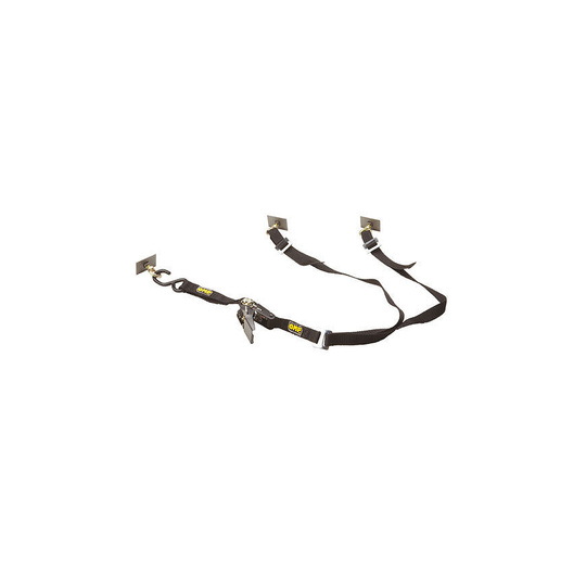 Fixation roue de secours OMP avec sangles