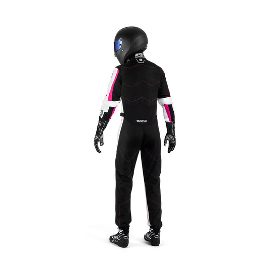 Sparco Kerb Womens Karting Suit Black/Pink (FIA)