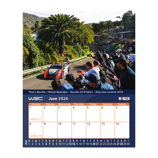 Calendrier de bureau McKlein 2026 "History meets the Present"