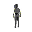 Sparco Kerb Karting Suit Grey/Yellow (FIA)