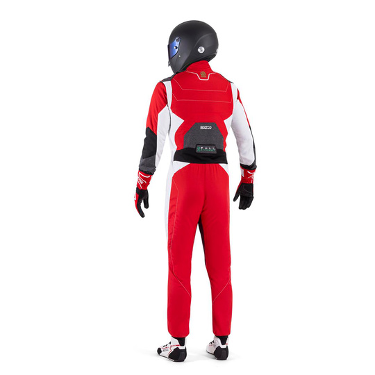Traje de carreras Sparco X-Light FULL EFFICIENCY rojo (FIA)