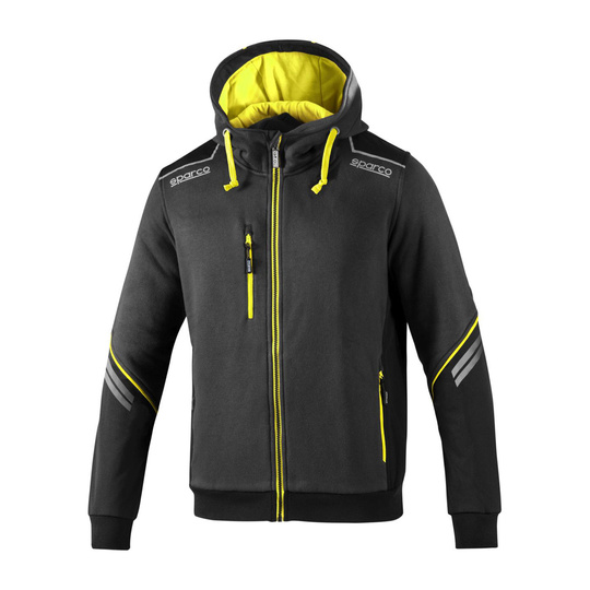 Sparco Tech Zip Hoodie Grey