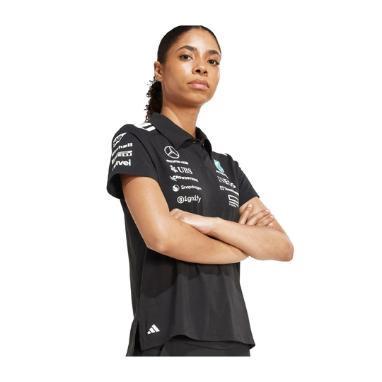 2025 Mercedes AMG Petronas F1 Ladies Team Polo shirt black
