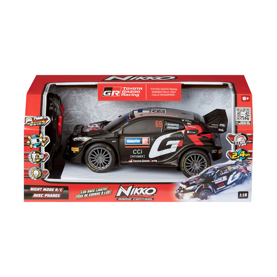 Coche a escala 1:18 WRC Yaris Rally1 Toyota Gazoo Racing Kalle Rovanpera