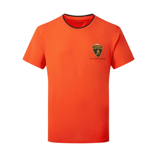 2024 Lamborghini Italy Mens Squadra Corse T-shirt orange