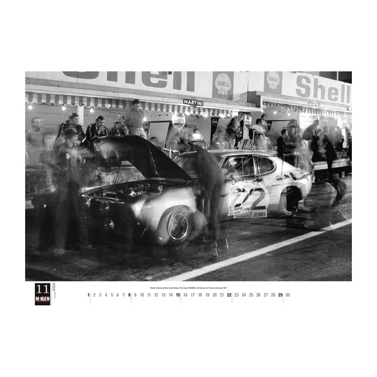  Calendario de pared Motorsport Classic McKlein 2026
