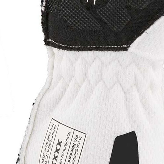 Gants OMP One EVO X MY24 blancs (FIA)