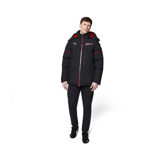 2025 Porsche Motorsport Men's Black Team Winter Jacket