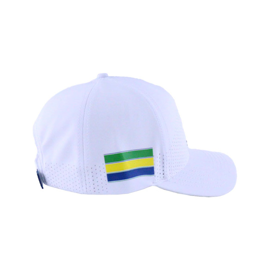 Gorra Ayrton Senna Collection Ayrton Senna Leisure blanca