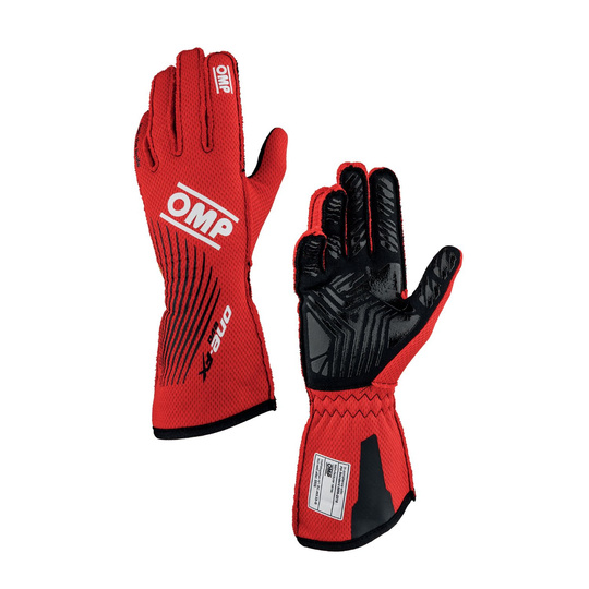 OMP ONE EVO FX MY26 Racing Gloves Red