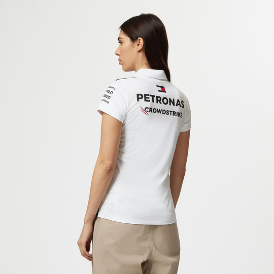  Mercedes AMG Germany F1 Ladies Team Polo Shirt White