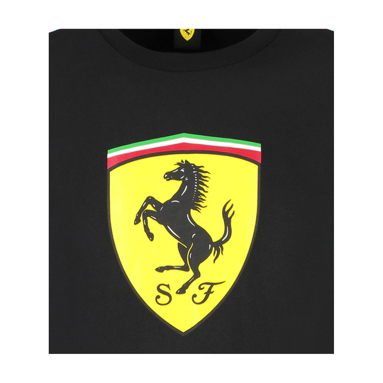 T-shirt Scuderia Ferrari F1 Shield enfant noir