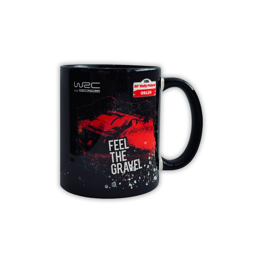 Mug en céramique Rally Poland WRC Map noir